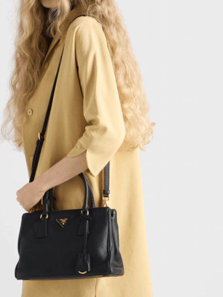 [프라다] 미디엄 갤러리아 가죽 핸드백 1BA863