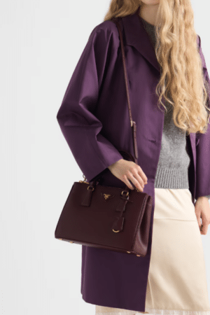 [프라다] 미디엄 갤러리아 사피아노 가죽 백 1BA863