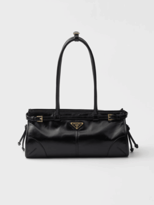 [프라다] 보니 미디엄 가죽 핸드백 1BA426