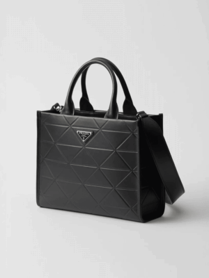 [프라다] 탑 스티칭 스몰 가죽 프라다 심볼 백 1BA379