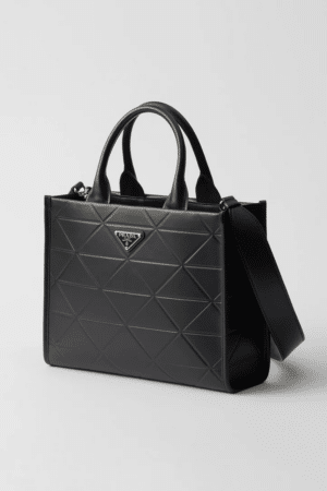 [프라다] 탑 스티칭 스몰 가죽 프라다 심볼 백 1BA379