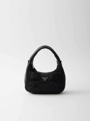 [프라다] 리본 장식 리나일론 및 나파 가죽 미니백 1BC241