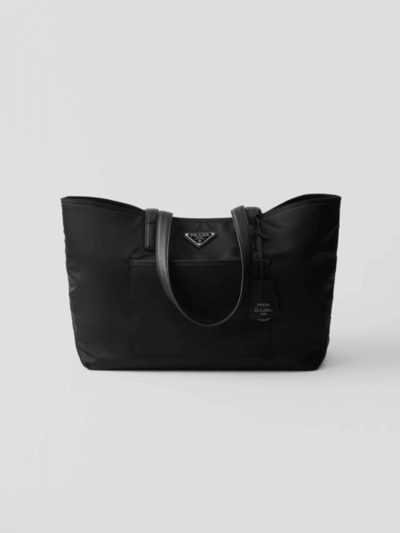 [프라다] 리에디션 1978 미디엄 리나일론 및 사피아노 가죽 토트백 1BG555