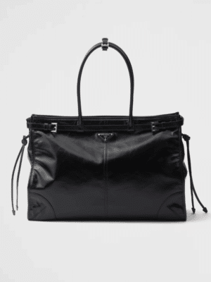 [프라다] 보니 엑스트라 라지 가죽 핸드백 1BA439