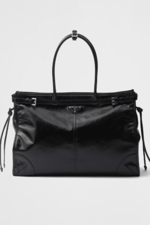 [프라다] 보니 엑스트라 라지 가죽 핸드백 1BA439