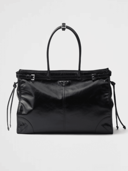 [프라다] 보니 엑스트라 라지 가죽 핸드백 1BA439