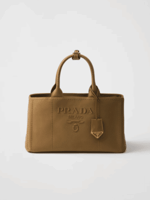 [프라다] 자르디니에르 라지 코튼 캔버스 핸드백 1BG554