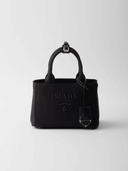 [프라다] 자르디니에르 코튼 캔버스 미니 핸드백 1BA038