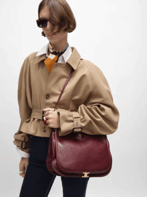 [셀린느] 소프트 트리옹프 베사체 - 서플 샤이니 램스킨 123632T88