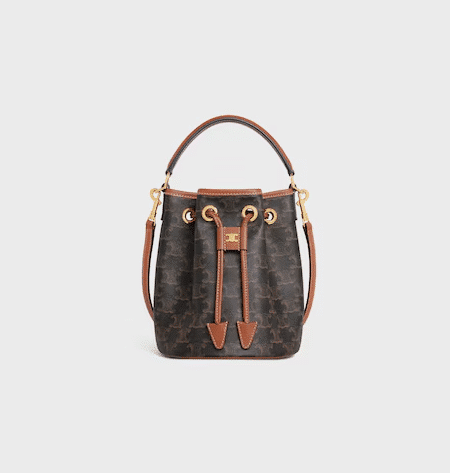 [셀린느] 틴 클라라 백 - 트리옹프 캔버스 & 카프스킨 121672CAS