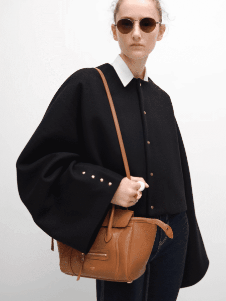 [셀린느] 스몰 뉴 러기지 - 서플 샤이니 램스킨 124213GW2