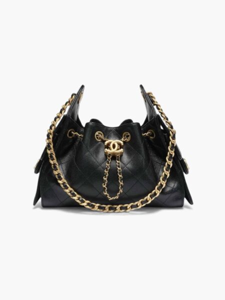 [샤넬] 25백 호보 미니 캐비어 AS5631