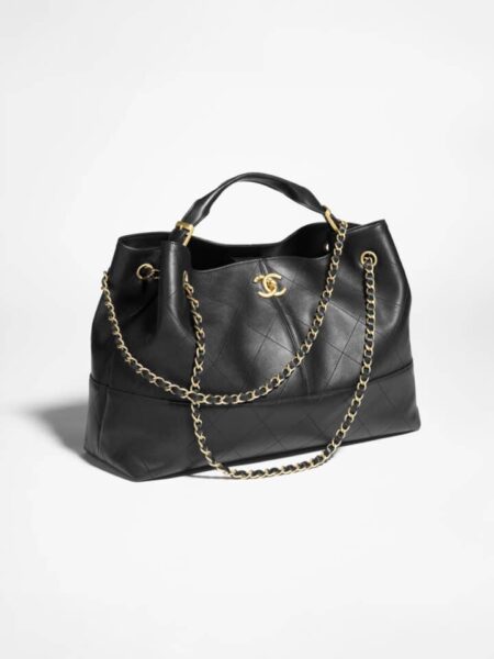 [샤넬] 스몰 쇼핑백 카프스킨 AS5634