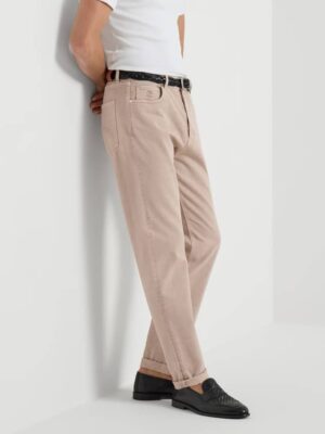 [브루넬로 쿠치넬리] 아이코닉 핏 파이브 포켓 트라우저 (2 COLORS)