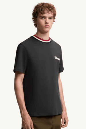 [몽클레어] 자수 로고 티셔츠 (2 COLORS)