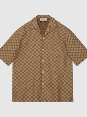 [구찌] GG 리넨 혼방 캔버스 셔츠 742707 ZAM7G 2580