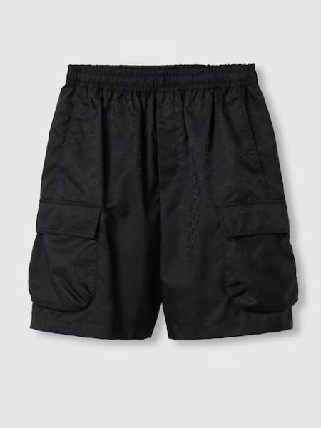 [구찌] 경량 GG 나일론 자카드 쇼츠  ‎787967 ZAQFS 1000