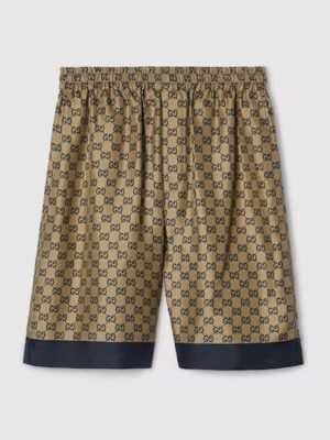 [구찌] 프린트 실크 트윌 반바지 810782 ZASHM 4270