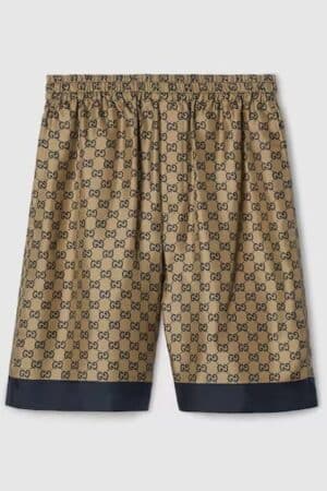 [구찌] 프린트 실크 트윌 반바지 810782 ZASHM 4270