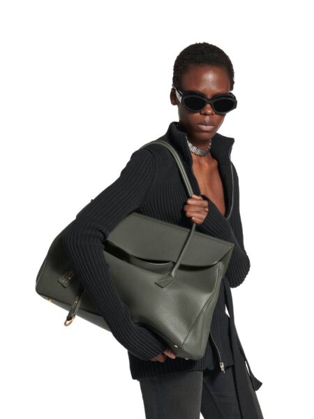 [발렌시아가] 캐리 캐리 올 백 카키