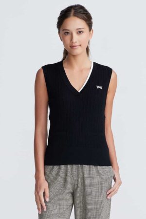 [PXG] 여성 V-넥 니트 베스트 PIFPW420221 (2 COLORS)