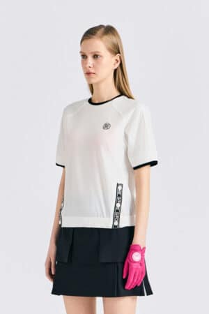 [지포어] 메쉬 하이브리드 풀오버 골프티셔츠 GNTCM25351BKX (2 COLORS)