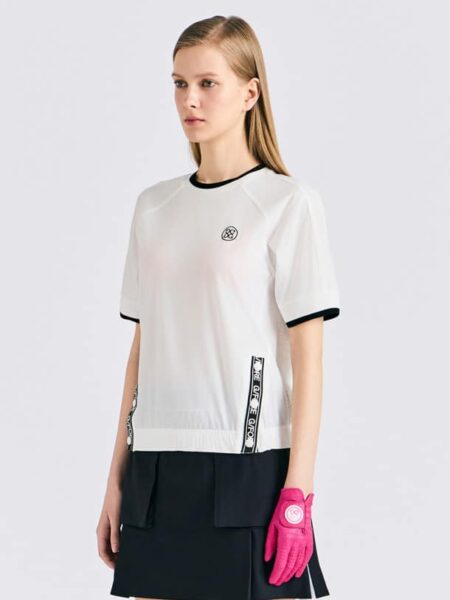 [지포어] 메쉬 하이브리드 풀오버 골프티셔츠 GNTCM25351BKX (2 COLORS)