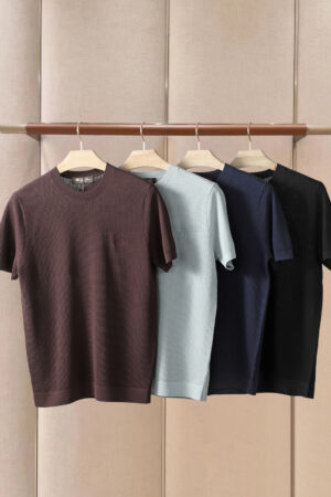 [로로피아나] 크루넥 티셔츠 (4 COLORS)