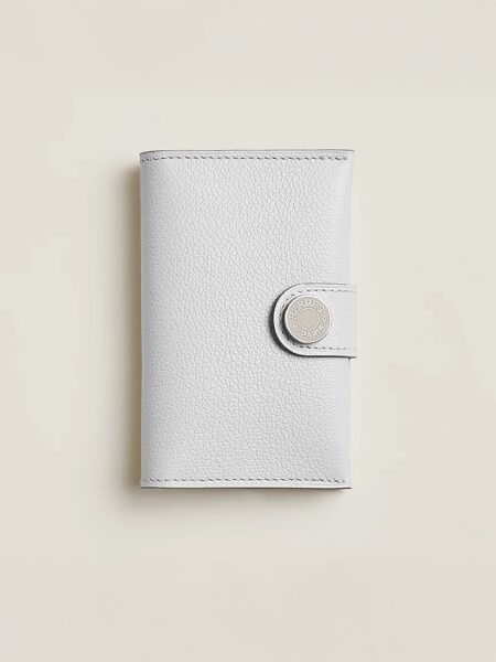 [에르메스] R.M.S 카드 홀더 Evercolor-Silver H084335C (5 COLORS)