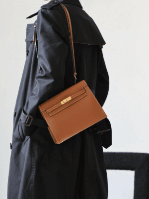 [에르메스] 켈리 Danse 22cm Evercolor/ Gold - Gold