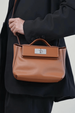 [에르메스] 24/24 Mini 21cm Evercolor/Swift Silver (3 Colors)