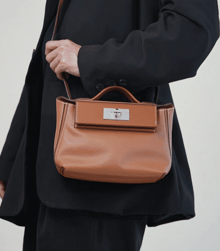 [에르메스] 24/24 Mini 21cm Evercolor/Swift Silver (3 Colors)