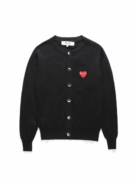 [꼼데가르송] 여성 하트 와펜 가디건 AZ N023512 (6 COLORS)