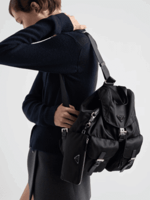 [제작상품] 프라다 파우치가 달린 미디엄 리나일론 백팩 1BZ811