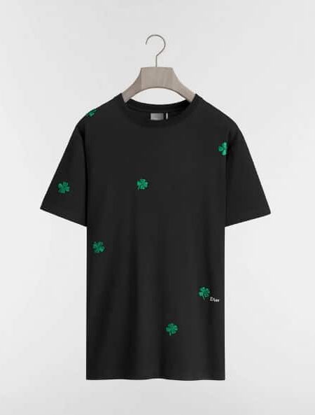 [디올] 클로버 자수 티셔츠 683J615A3036_C086 (2 COLORS)