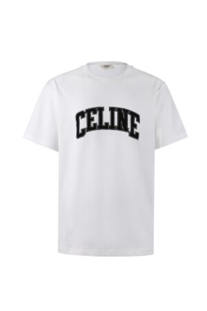 [셀린느] 코튼 저지 루즈 티셔츠 오프 화이트 RX0AY671Q