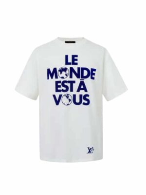 [루이비통] 그래픽 코튼 티셔츠 1AHCW6