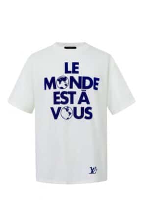 [루이비통] 그래픽 코튼 티셔츠 1AHCW6