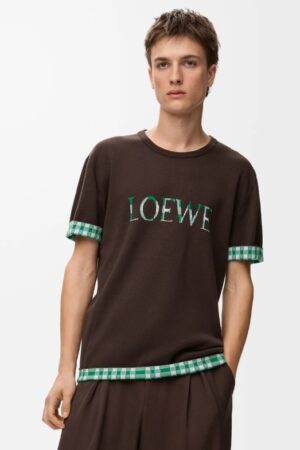 [로에베] 울과 코튼 티셔츠 H526Y55K15 (2 COLORS)