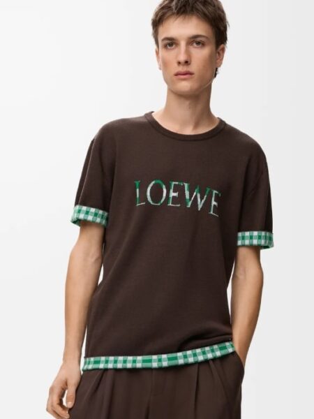 [로에베] 울과 코튼 티셔츠 H526Y55K15 (2 COLORS)