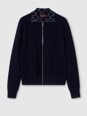 [구찌] 니트 이중모 지퍼 재킷  ‎853346 XKFDH 4847