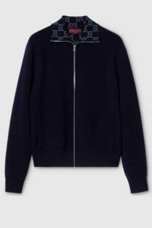 [구찌] 니트 이중모 지퍼 재킷  ‎853346 XKFDH 4847