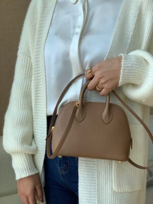 [에르메스] 볼리드 1923 Mini 18cm Chevre/ Etoupe - Gold