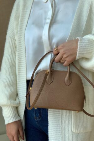 [에르메스] 볼리드 1923 Mini 18cm Chevre/ Etoupe - Gold