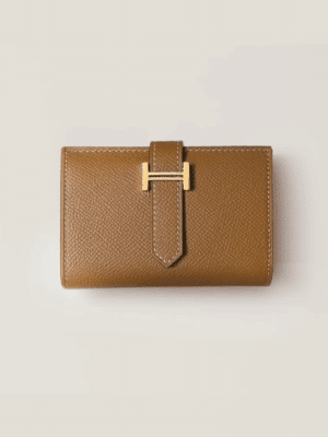 [에르메스] Bearn 카드 홀더 Epsom – Gold H039806C (2 COLORS)