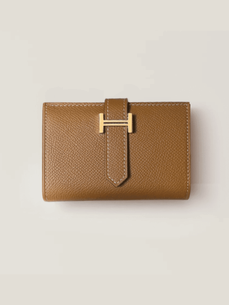 [에르메스] Bearn 카드 홀더 Epsom – Gold H039806C (2 COLORS)