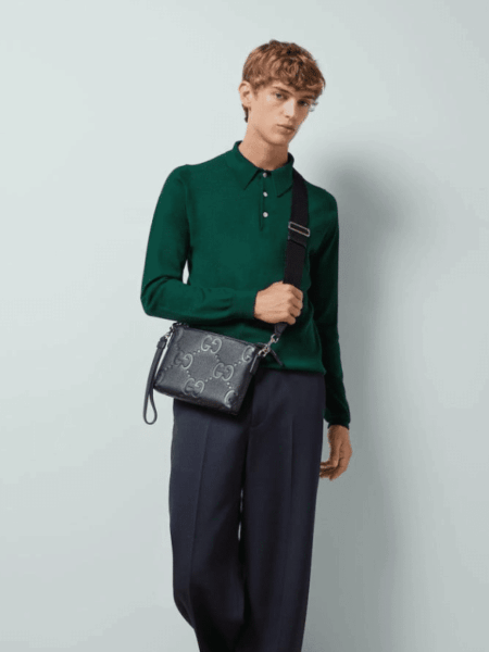 [구찌] 점보 GG 스몰 메신저 백 ‎761747