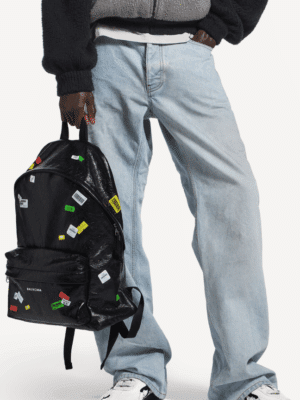 [발렌시아가] 익스플로러 백팩 에 대한 남성 에 블랙/멀티컬러 5032212