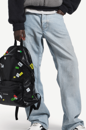 [발렌시아가] 익스플로러 백팩 에 대한 남성 에 블랙/멀티컬러 5032212