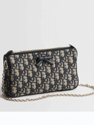 [디올] 오블리크 보우 체인 파우치 S2504OUQY